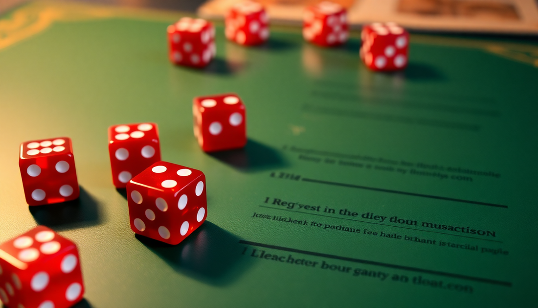 Red kinky dice for game night with risqué prompts for playful and spicy tabletop gaming